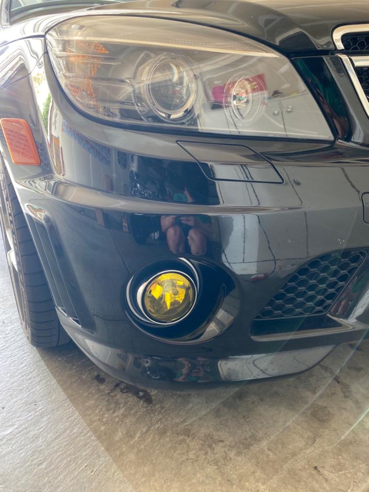 Mercedes C-Class Sport (08-11) Round Fog Light Covers - Customer Photo From James Qiu