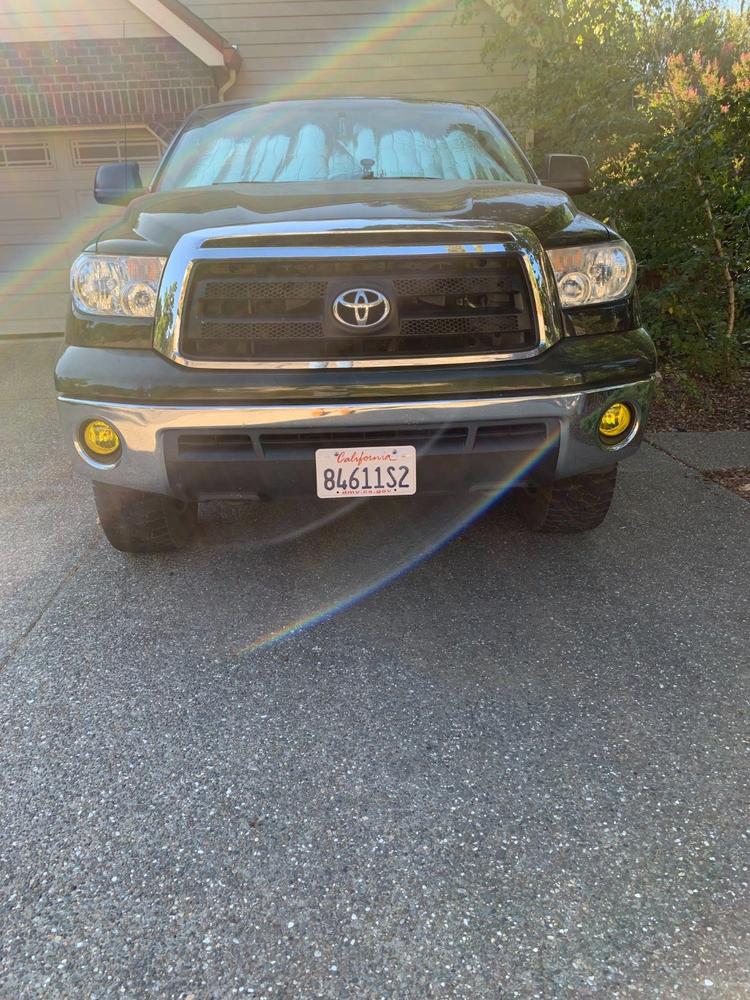 Toyota Tundra (10-13) Fog Light Covers - Customer Photo From Ken Evans