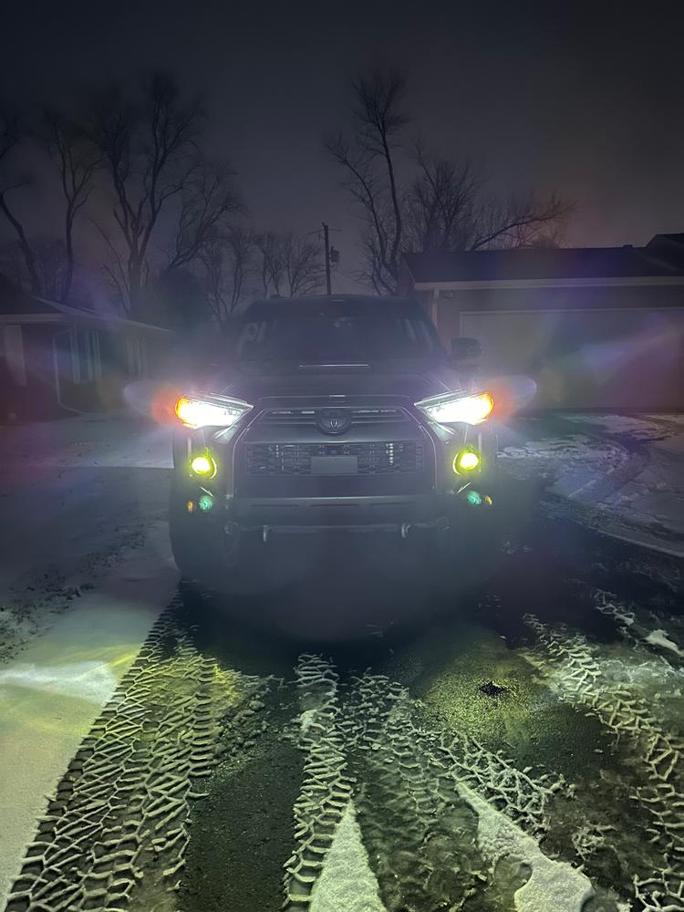 Toyota 4Runner Round (2014+  ) Fog Light Covers - Customer Photo From Dustin