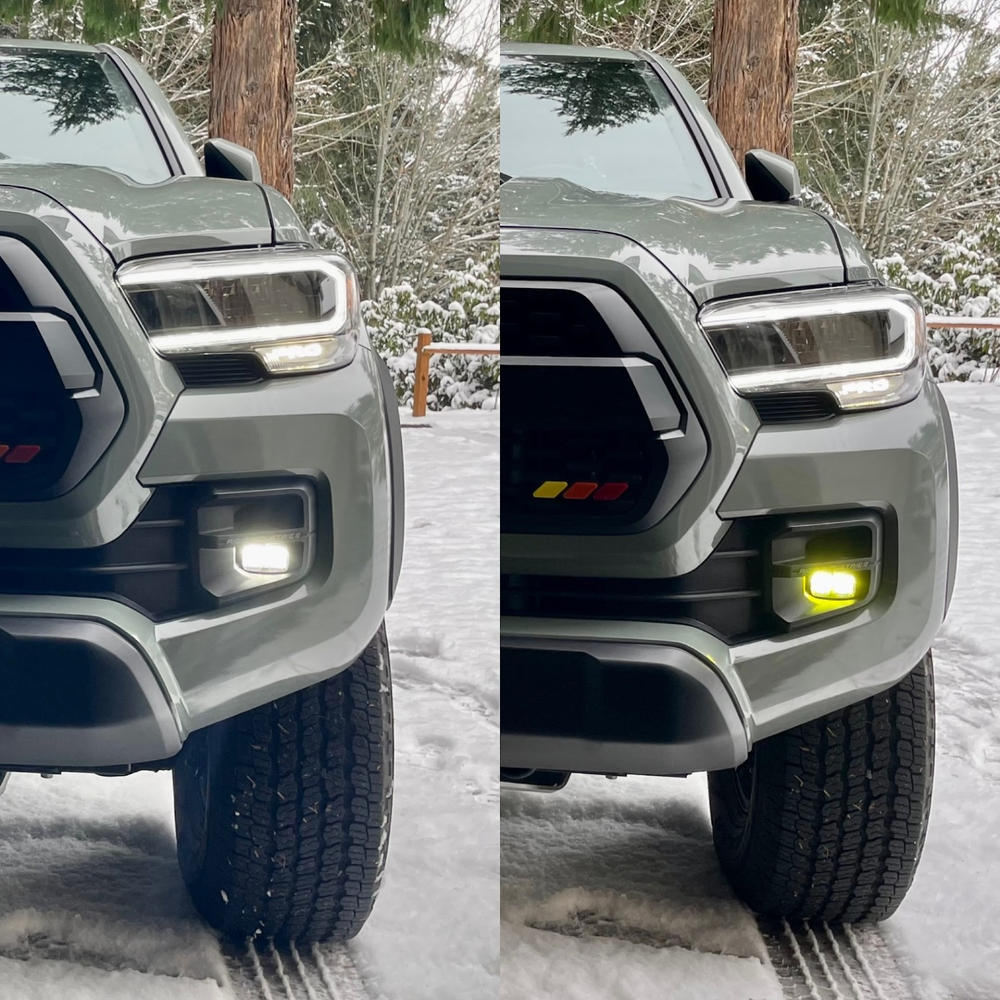Toyota Tacoma TRD Pro (2016+  ) Rigid Industries Fog Light Covers - Customer Photo From Joel Szymczak