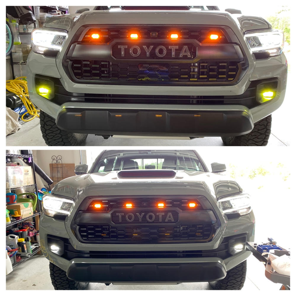 Toyota Tacoma TRD Pro (16-  ) Rigid Industries Fog Light Covers - Customer Photo From Raean M.
