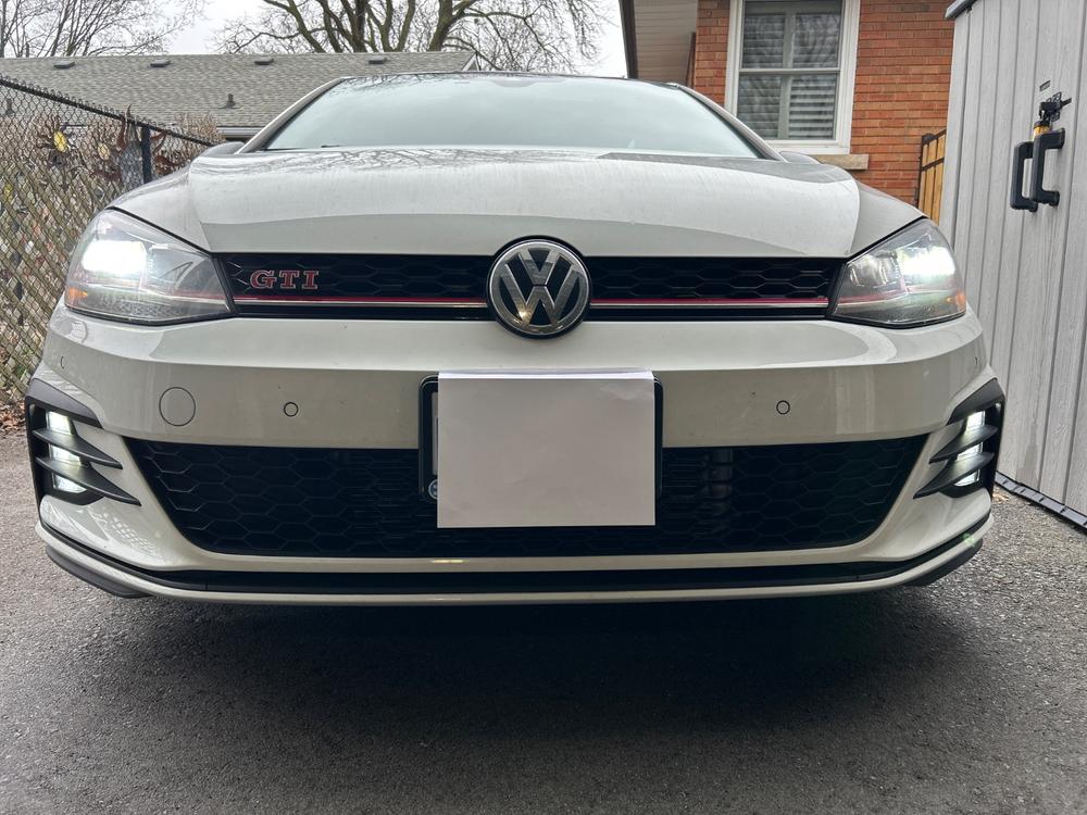 VW GTI (2018-2021) Fog Light Covers - Customer Photo From Anonymous