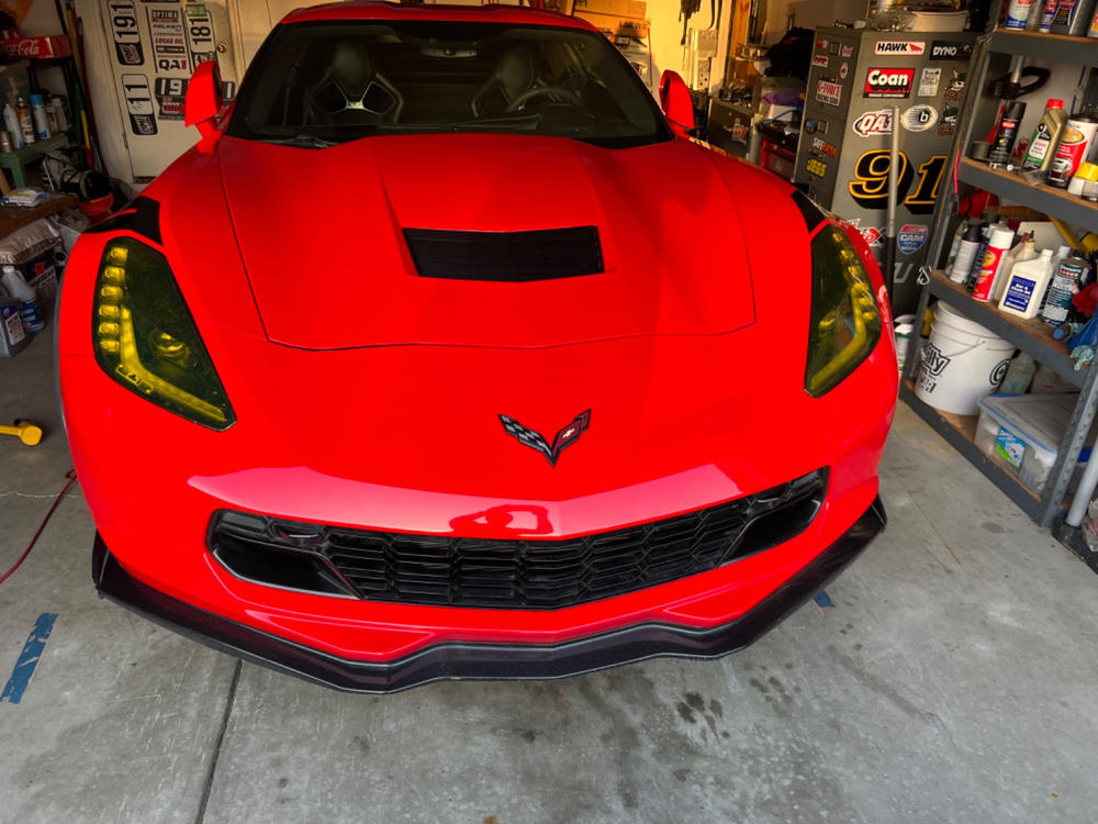 Chevy Corvette C7 (14-19) Headlight Covers - Customer Photo From Anonymous