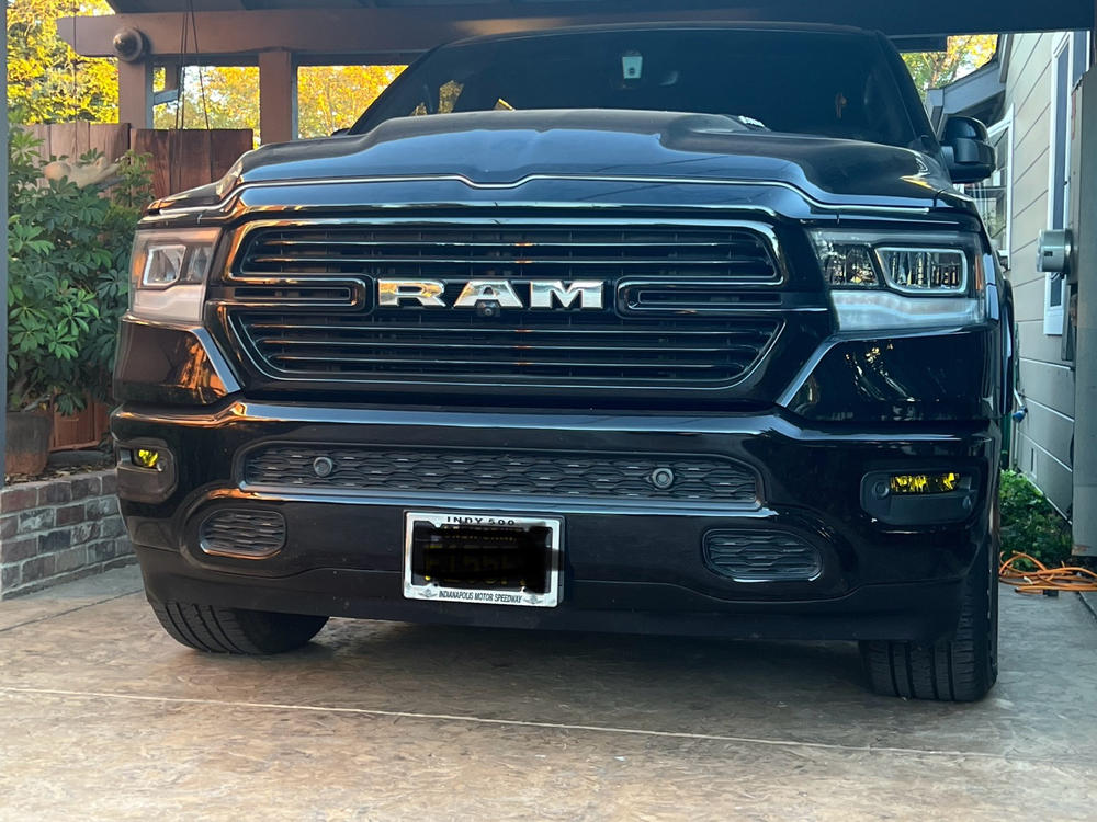 Dodge RAM 1500 Rebel, Laramie (2019+  ) Headlight Covers - Customer Photo From Jonathan E Woodbridge III