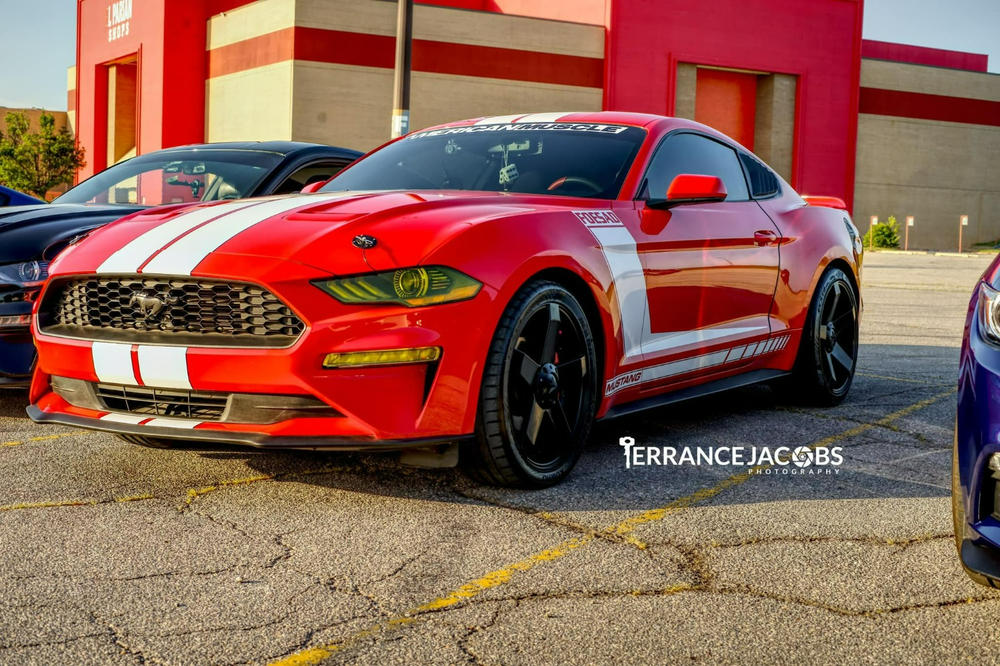 Ford Mustang (2018-2021) Headlight Covers - Customer Photo From George Hoff