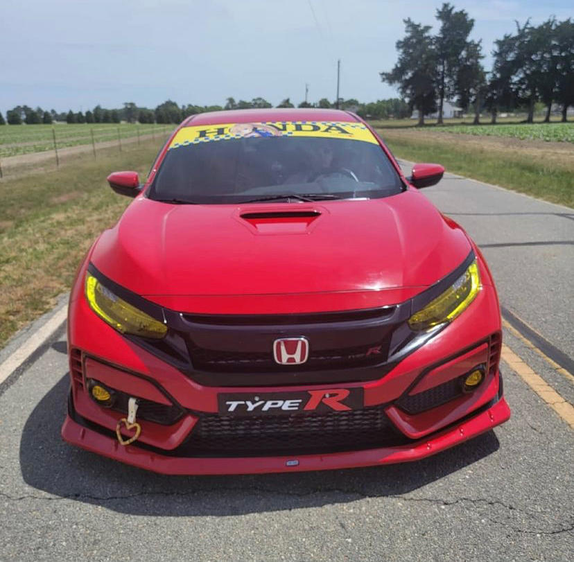 Honda Civic Hatchback/ FK8 Type R (16-21) LED Headlight Covers - Customer Photo From Ashley G.