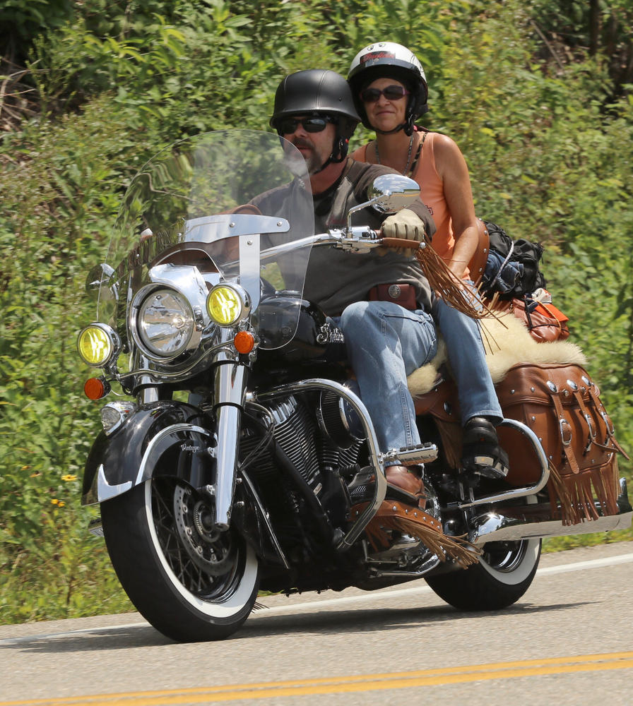 Harley Davidson Road King 4" Round Headlight Covers - Customer Photo From Anonymous
