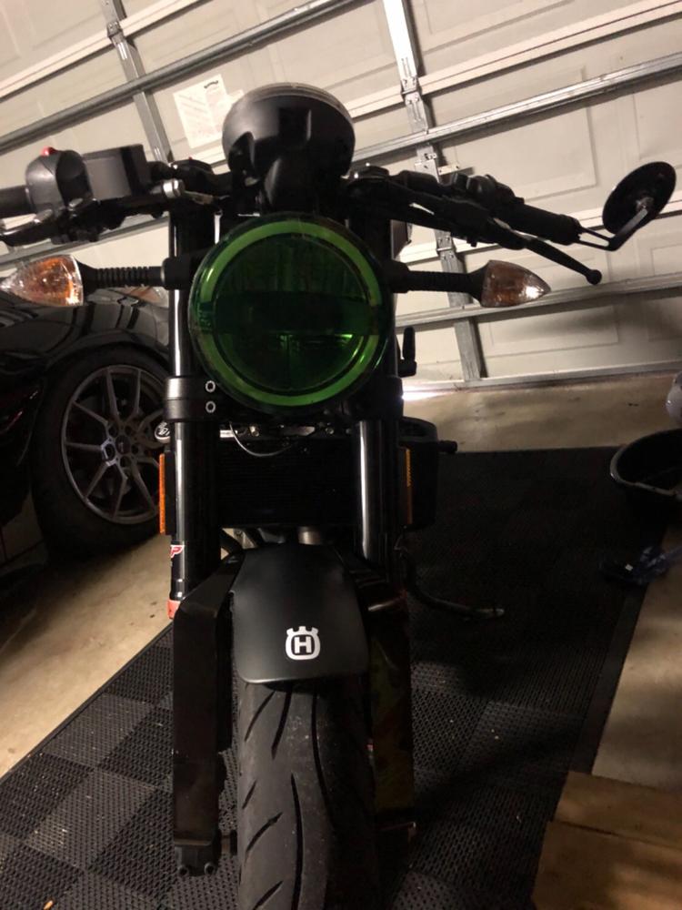 Husqvarna Vitpilen (2019+ ) Headlight Covers - Customer Photo From Dave J.