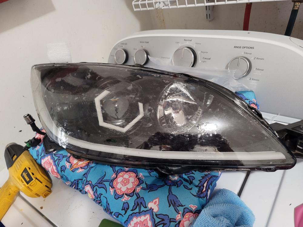 MazdaSpeed 3 Hatchback (07-09) Headlight Covers - Customer Photo From Enrique