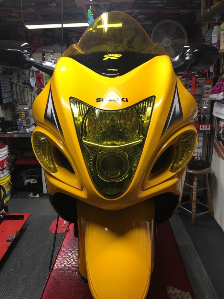 Suzuki Hayabusa (08-  ) Headlight Covers - Customer Photo From spencer jackson