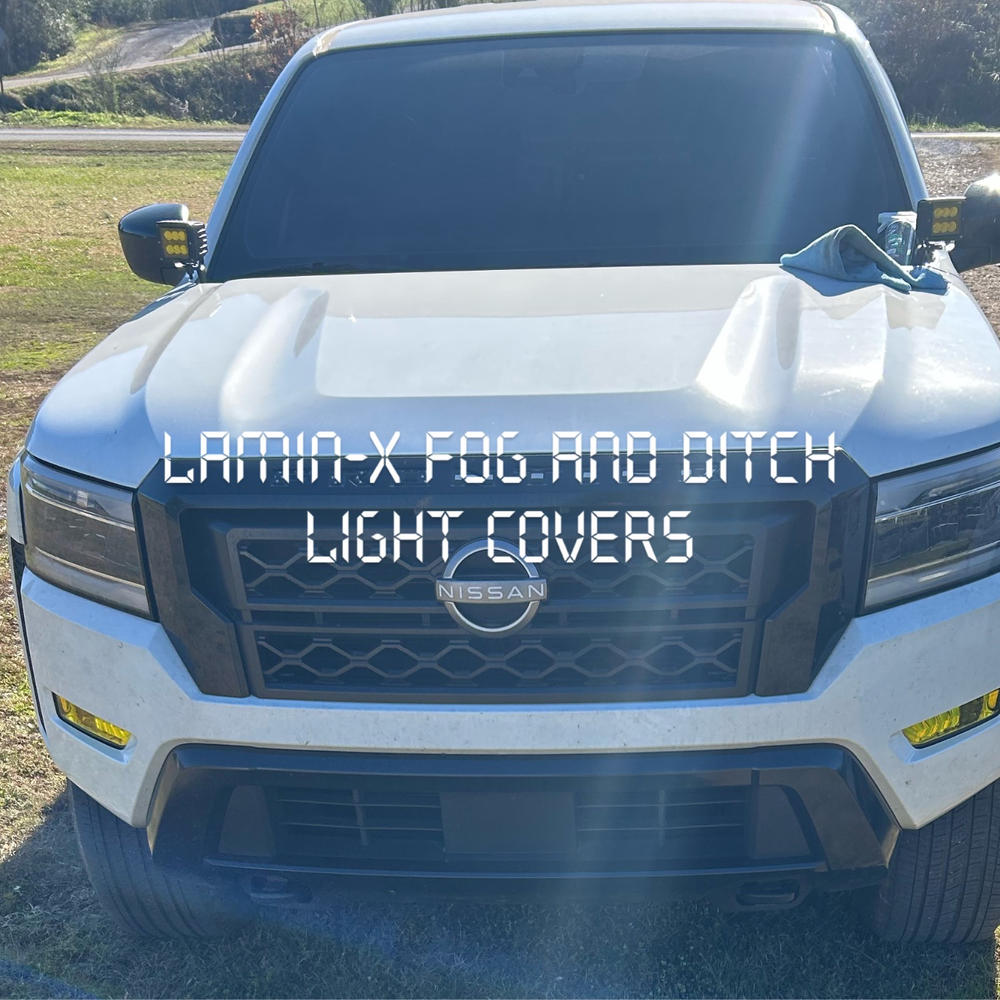 Two 2" x 2" Universal LED Light Film Covers - Customer Photo From James Walker
