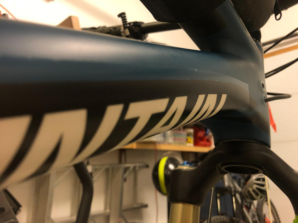 Bicycle Frame Tape Guard (8 mil Matte) - Customer Photo From Anonymous