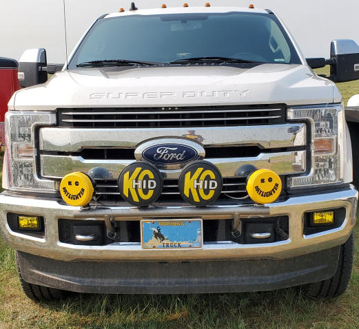 Ford Super Duty (17-19) Fog Light Covers - Customer Photo From Dwight S.