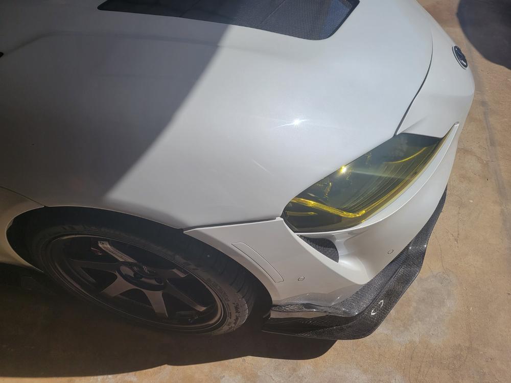 Toyota GR Supra (2020+  ) Headlight Covers - Customer Photo From Devin McClelland
