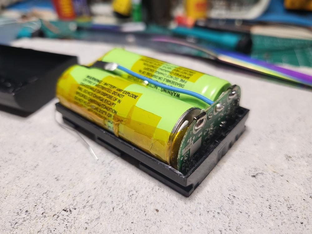 2 Batterie Li-Ion NCR18500A Originali Da 3.7V Per Telecamere Citofono