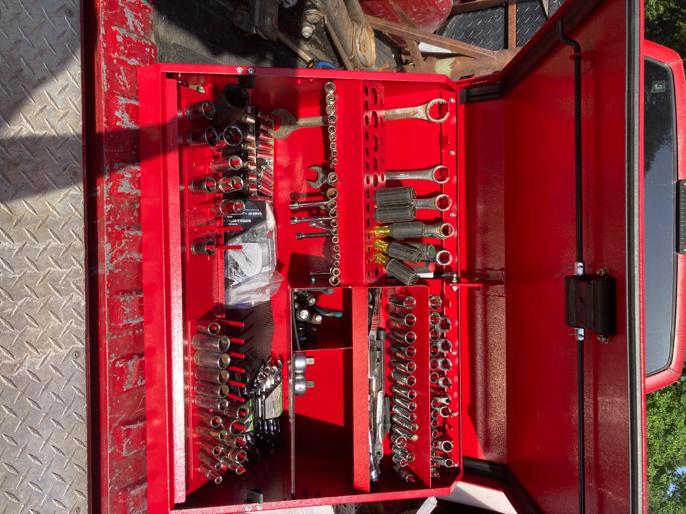 30 x 15 in. Steel Triangle® Toolbox in Red - Customer Photo From Justin Cooley