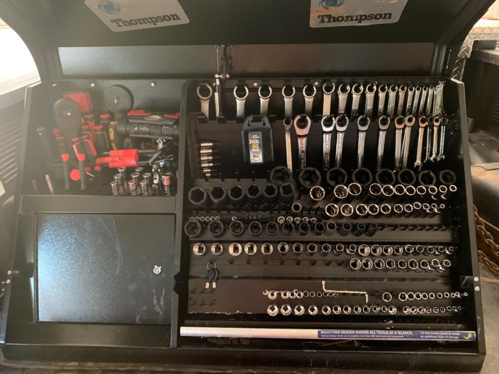 41 x 18 in. Steel Triangle® Toolbox - Customer Photo From Dennis Warner