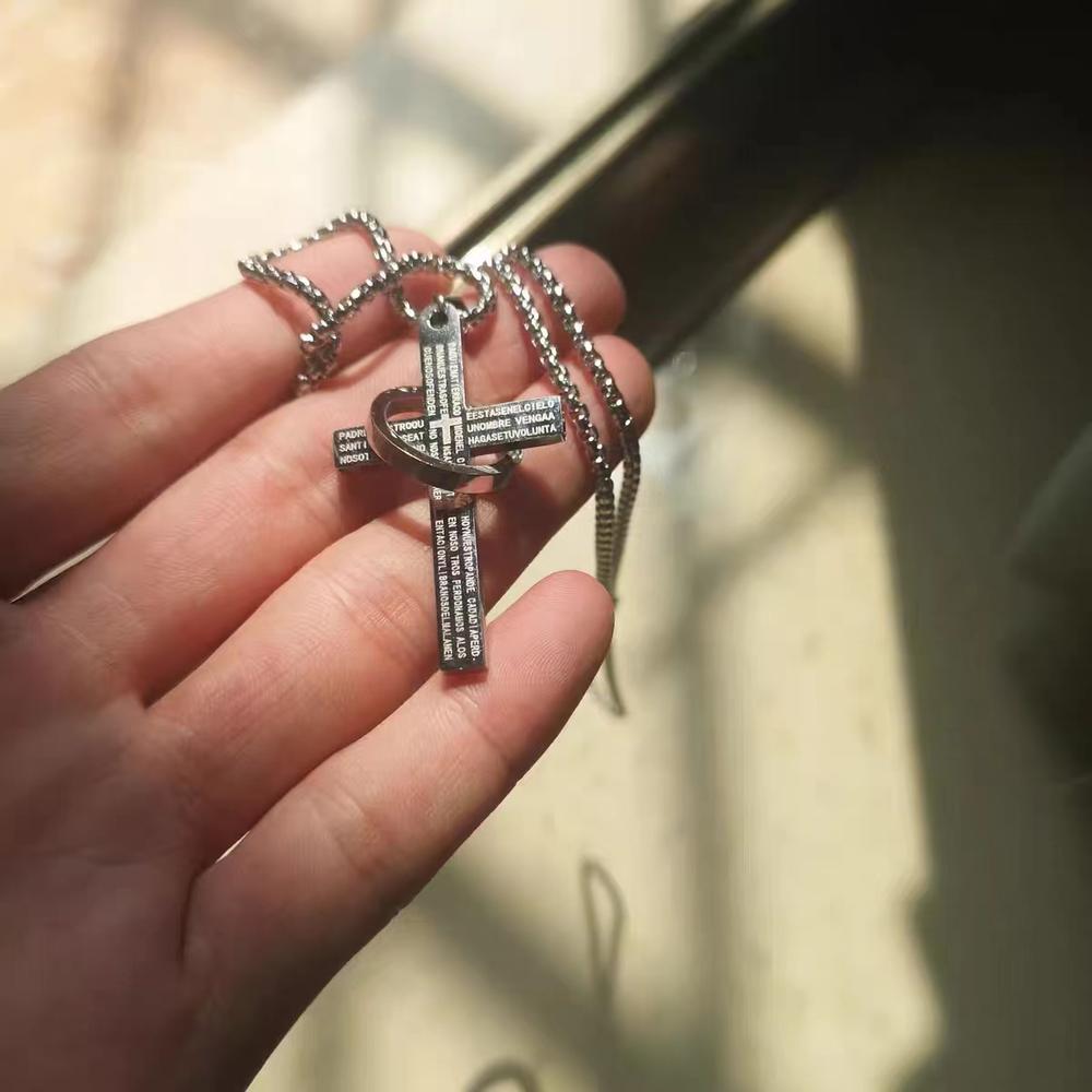 Aoklok Crucifix And Ring Necklace - Customer Photo From Schste K.