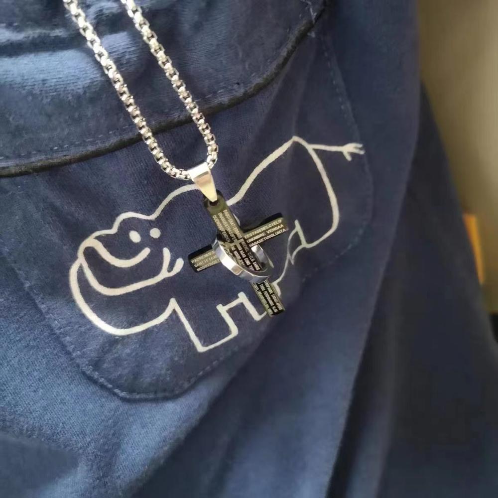 Aoklok Crucifix And Ring Necklace - Customer Photo From Husker R.