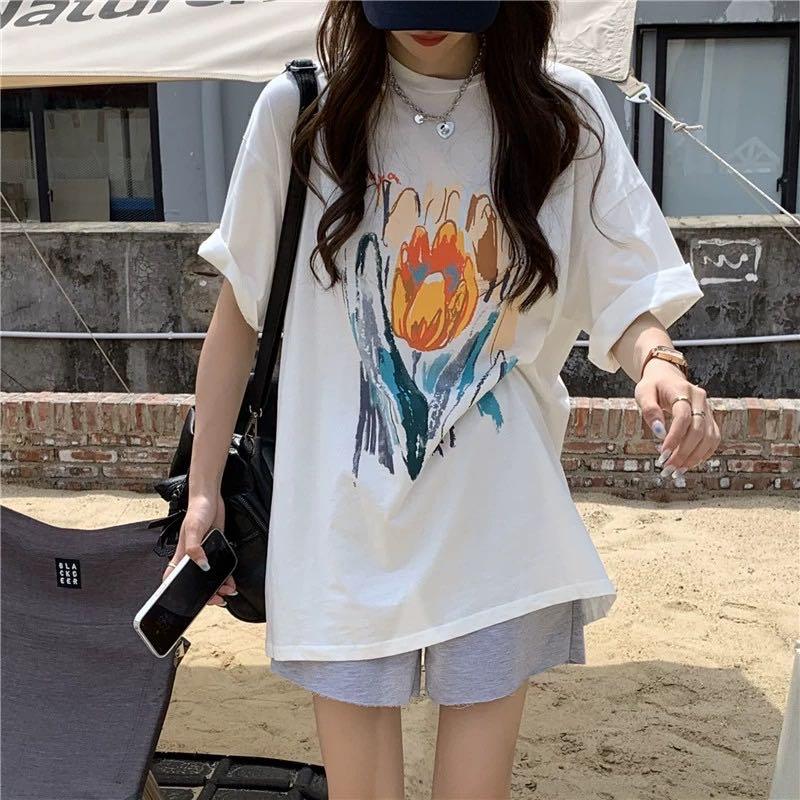 Vintage Abstract Tulip T-Shirt - Customer Photo From Risa