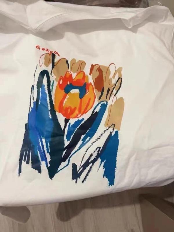 Vintage Abstract Tulip T-Shirt - Customer Photo From dblwright
