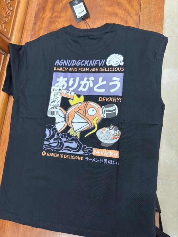 Cute Cartoon Fish Graphic T-Shirt - Customer Photo From mia_harris