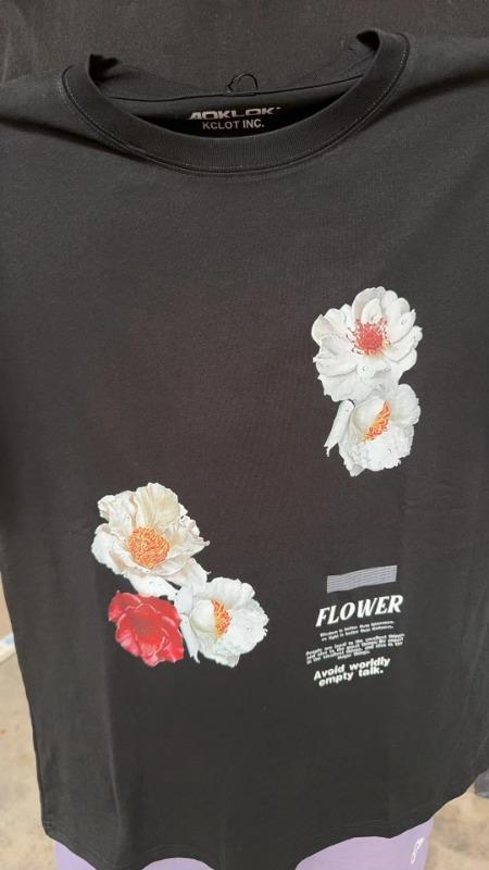 Vintage Floral Graphic T-shirt - Customer Photo From samuel.young