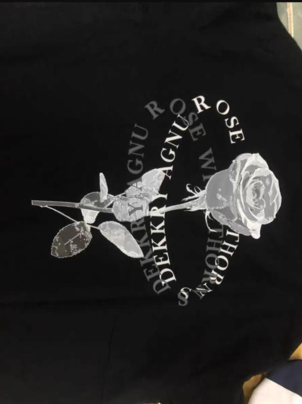 Simple Loose Rose T-Shirt - Customer Photo From logan.harris