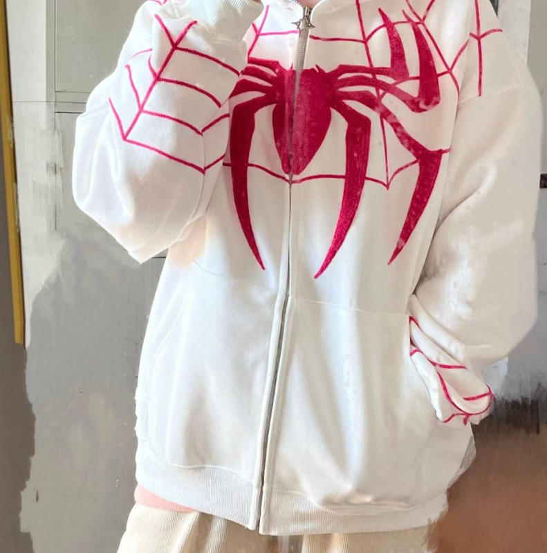 High Street Spider Embroidered Hoodie - Customer Photo From Gene Lobo