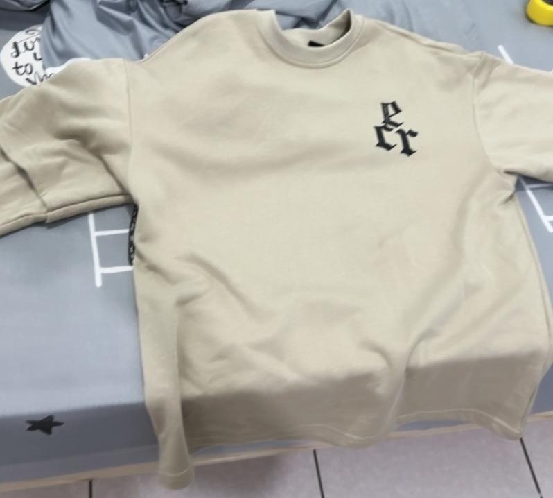 Japanese Retro Letter Print Sweatshirt - Customer Photo From elizabethadams