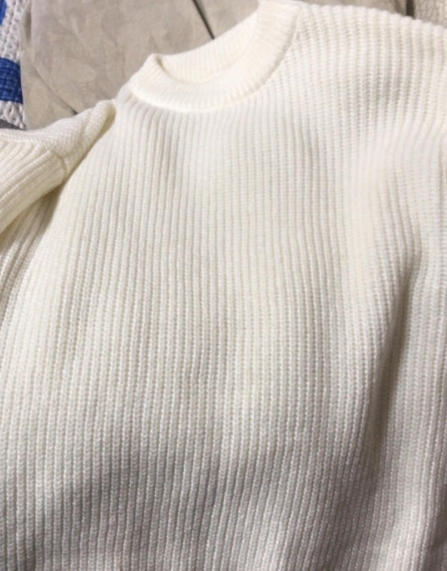 Japanese Thick Needle Pit Texture Solid Color Sweater - Customer Photo From jackson.roberts