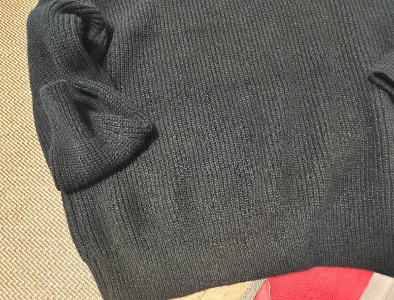 Japanese Thick Needle Pit Texture Solid Color Sweater - Customer Photo From luke.reed