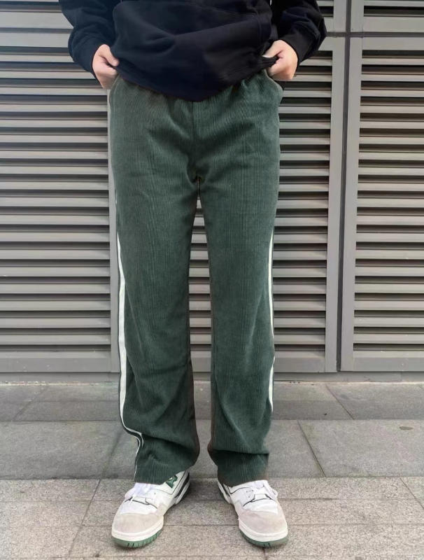 Japanese Corduroy Straight Sweatpants - Customer Photo From victor.scott