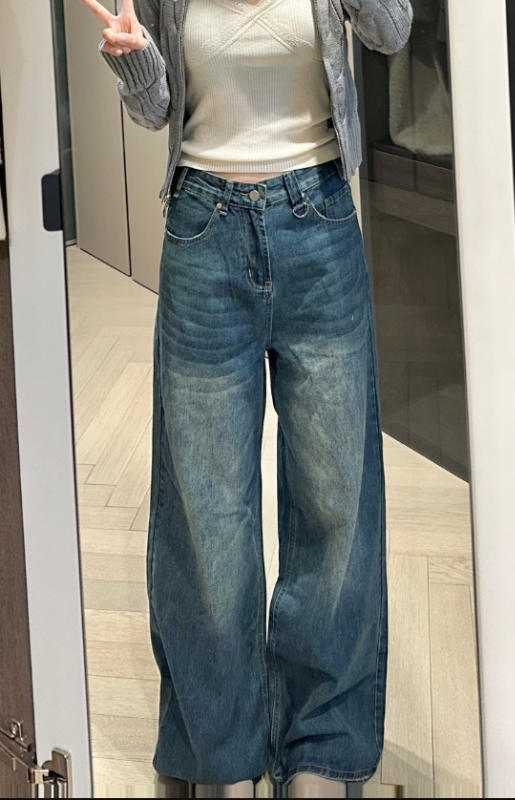 Retro Distressed Loose Jeans - Customer Photo From jayden.parker