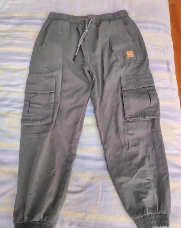 Japanese Pure Cotton Pocket Cargo Pants - Customer Photo From evelyn.thompson