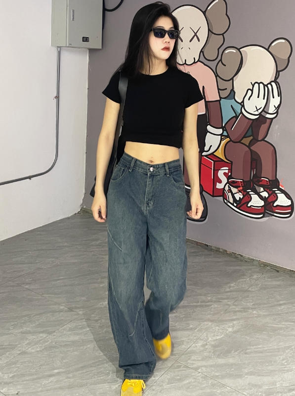 Classic Baggy Jeans - Customer Photo From seashell