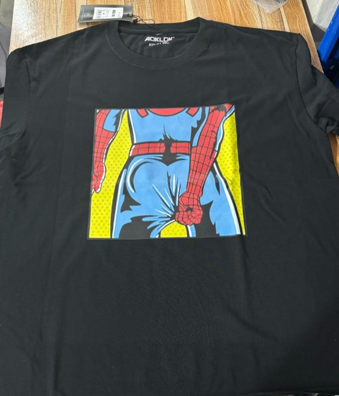 Spiderman Funny Back View T-Shirt - Customer Photo From sunnydays42
