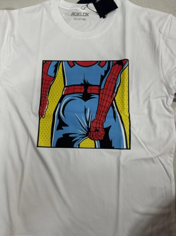 Spiderman Funny Back View T-Shirt - Customer Photo From 