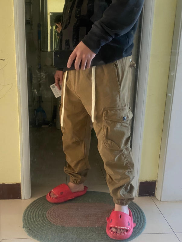 Heavy Drawstring Cargo Pants - Customer Photo From sarahbutler