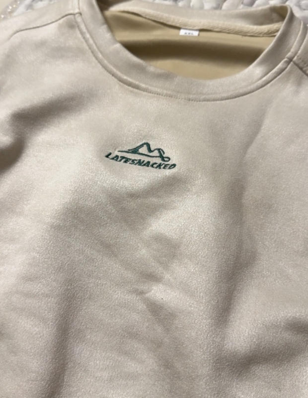 Suede Mountain Embroidery T-Shirt - Customer Photo From bayview