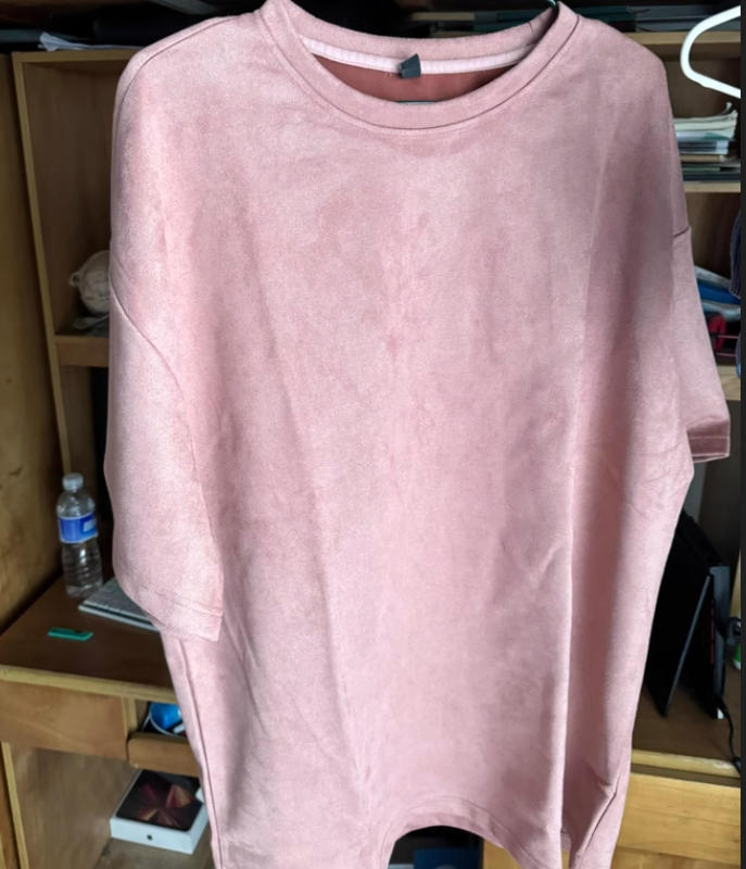 Heavy Solid Suede T-Shirt - Customer Photo From robertmiller