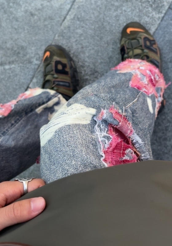 Street Sunset Patchwork Jeans - Customer Photo From mistymountain