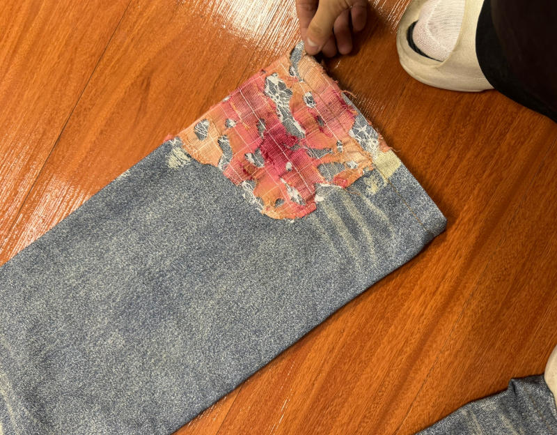 Street Sunset Patchwork Jeans - Customer Photo From rainshower