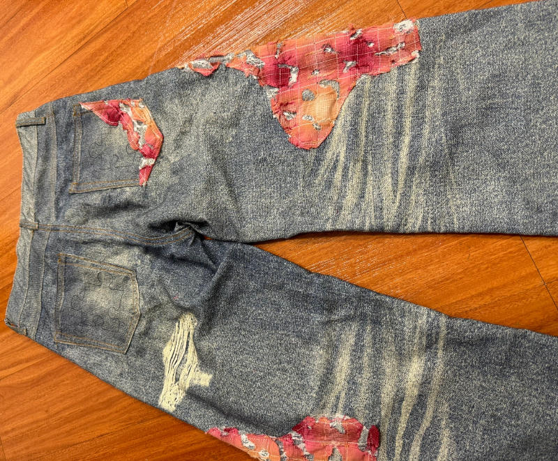 Street Sunset Patchwork Jeans - Customer Photo From rainshower