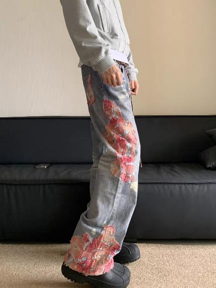 Street Sunset Patchwork Jeans - Customer Photo From elizabeth.owens