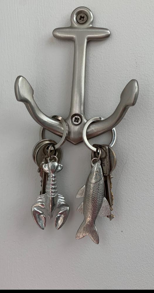Lancaster & Gibbings Pewter Lobster Key Ring - Customer Photo From Anonymous