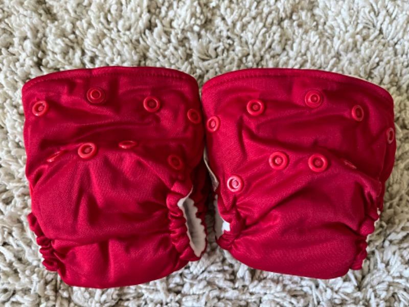 Lil Joey All In One Cloth Diaper (2 pk) - Scarlet - Customer Photo From Thi N.