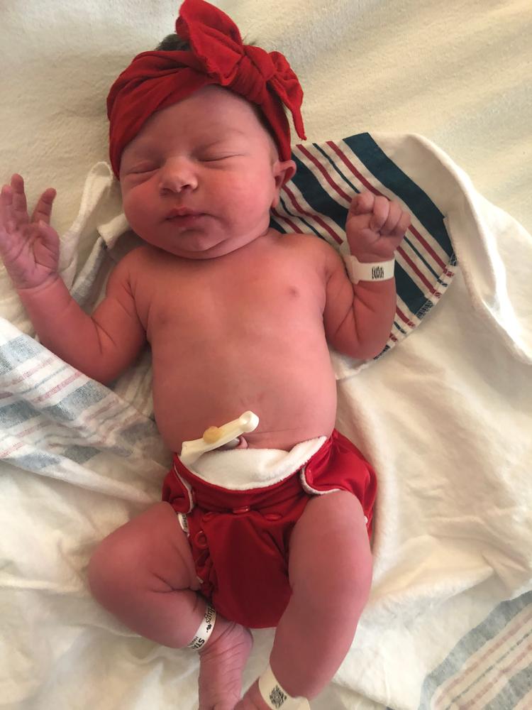 Lil Joey All In One Cloth Diaper (2 pk) - Scarlet - Customer Photo From Marlie