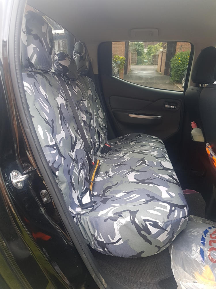 Mitsubishi L200 Mk7 Double Cab (2015+) Tailored Waterproof Seat Covers