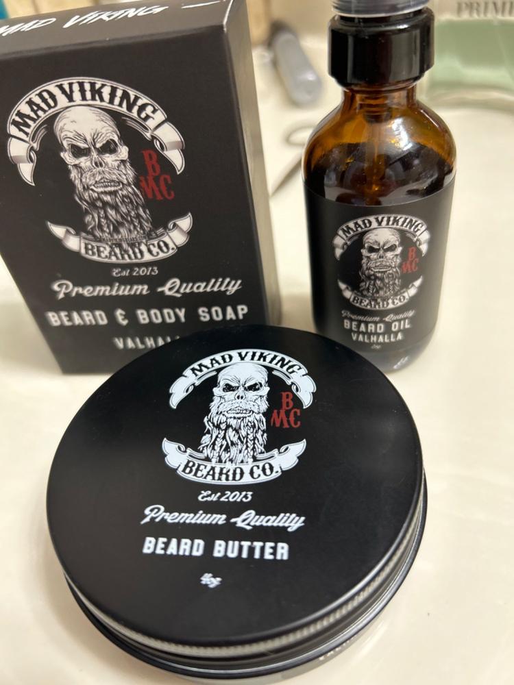 MAD VIKING BEARD OIL & BUTTER COMBO - Customer Photo From Tracy M.